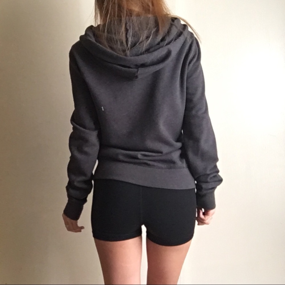 #46 Gray Zip-Up Hoodie - Picture 2 of 4